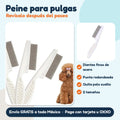 Peine para pulgas de dientes finos para perro y gato