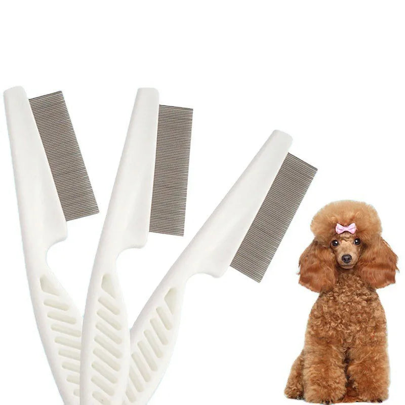 Peine para pulgas de dientes finos para perro y gato