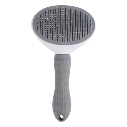 Cepillo quitapelo autolimpiable para perro y gato
