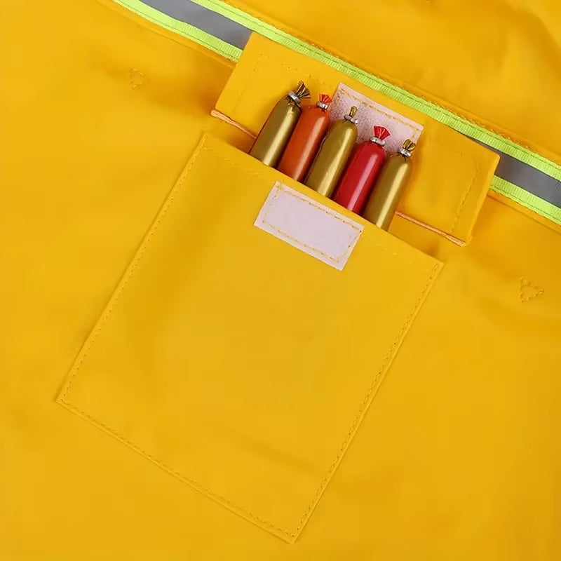 Impermeable para perro con capucha y franja reflejante
