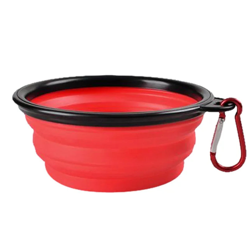 Plato plegable de silicón para el paseo