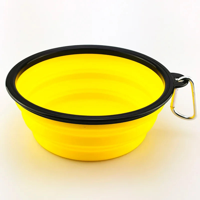 Plato plegable de silicón para el paseo
