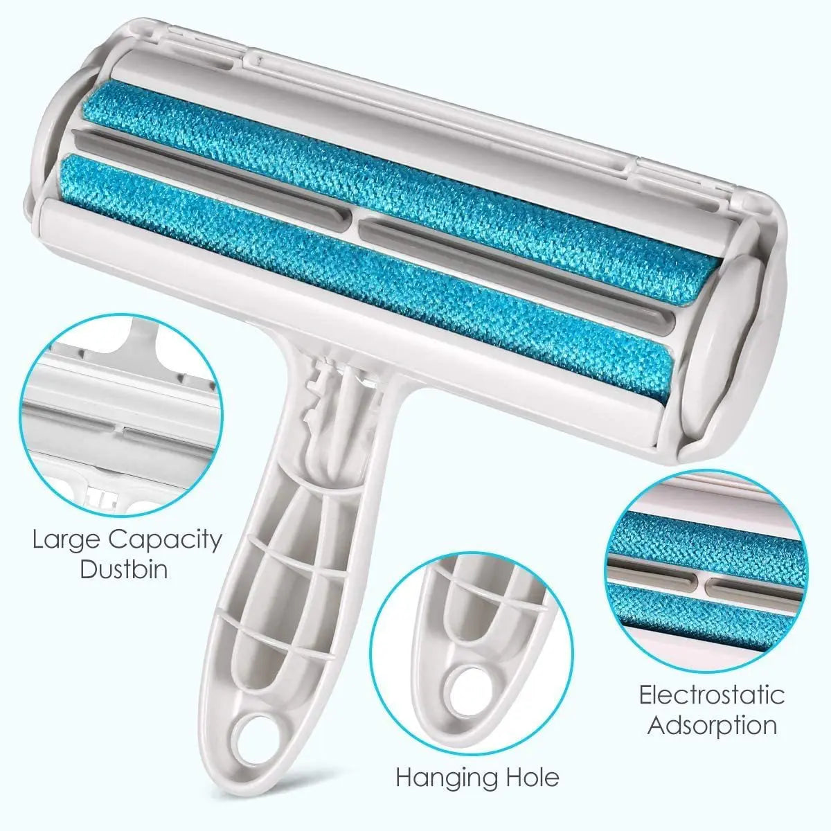 Rodillo quitapelo reutilizable para sillón, cama y ropa