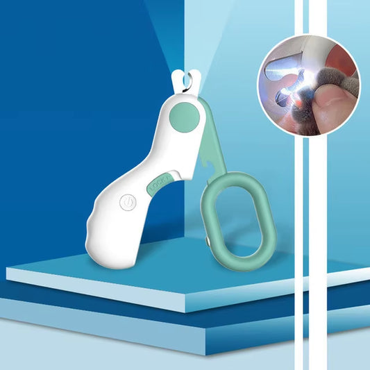Cortaúñas para perro y gato con luz LED
