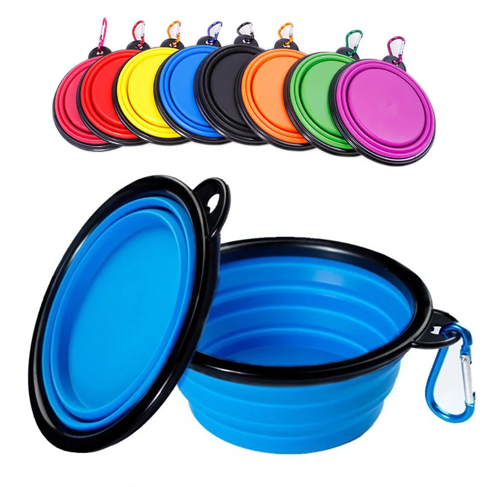 Plato plegable de silicón para el paseo