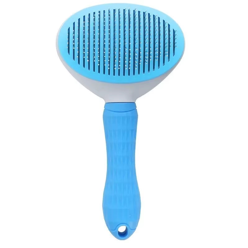 Cepillo quitapelo autolimpiable para perro y gato
