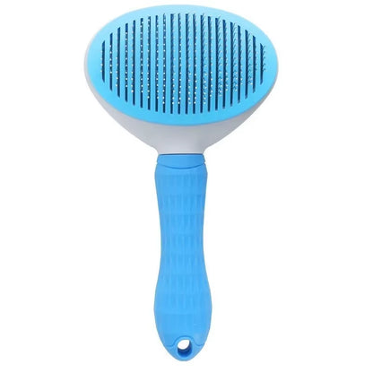 Cepillo quitapelo autolimpiable para perro y gato
