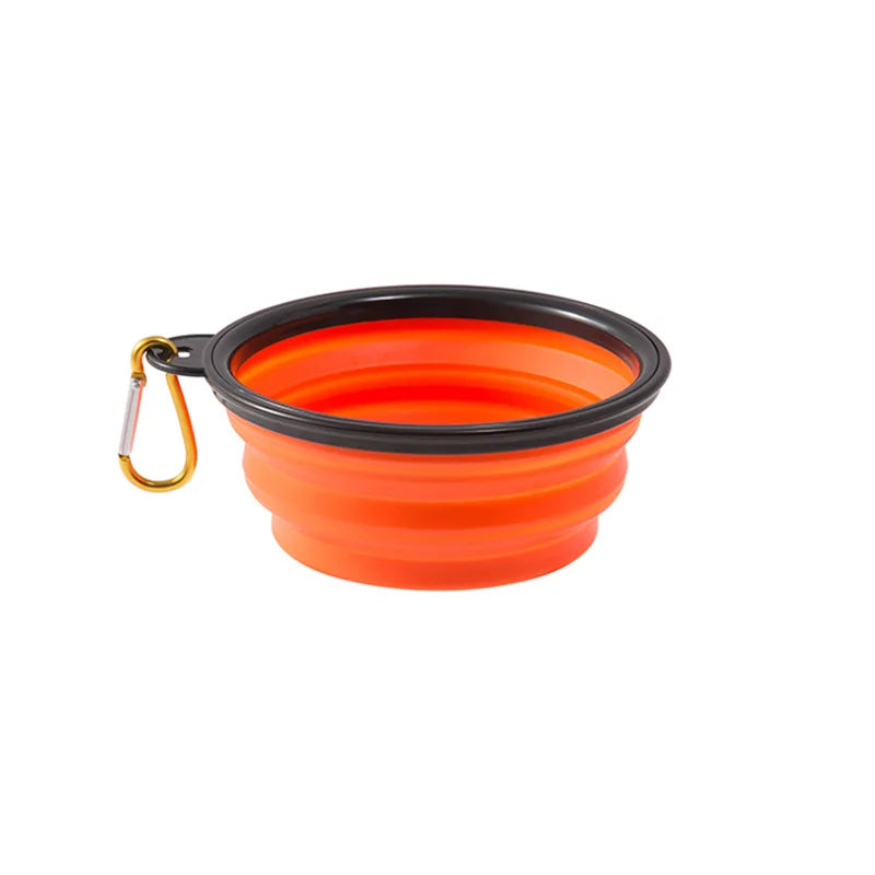 Plato plegable de silicón para el paseo