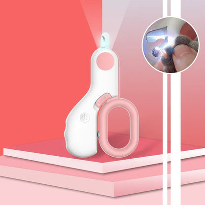 Cortaúñas para perro y gato con luz LED