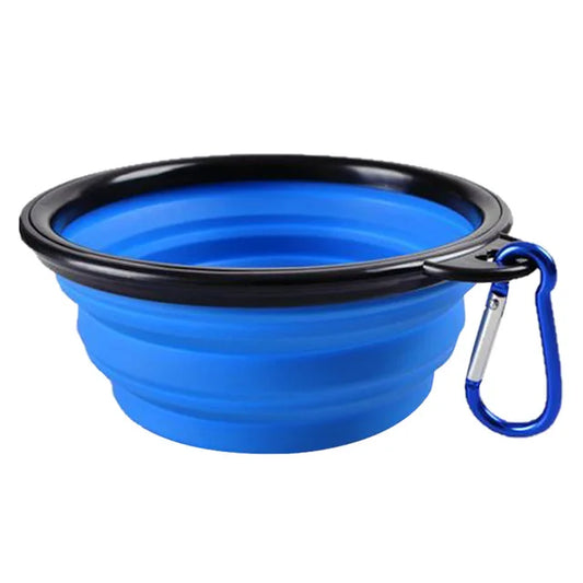 Plato plegable de silicón para el paseo