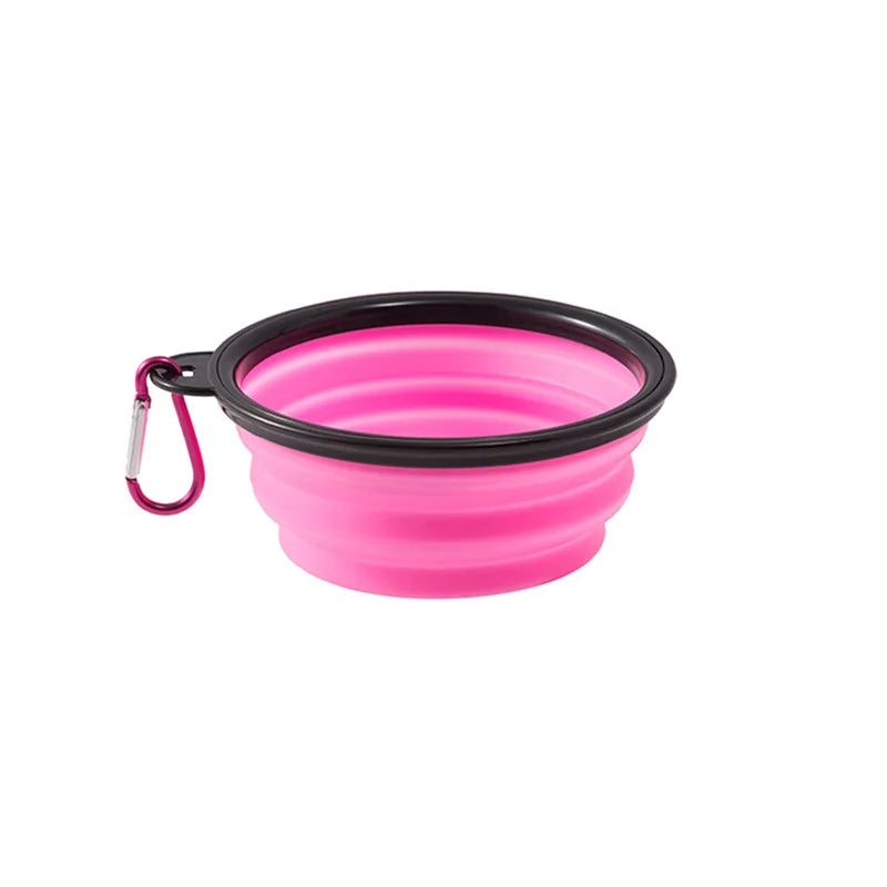Plato plegable de silicón para el paseo
