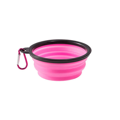Plato plegable de silicón para el paseo