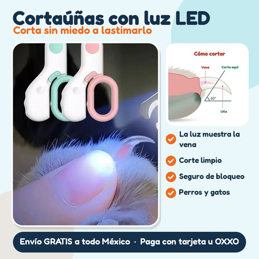 Cortaúñas con luz LED: Corta sin miedo a lastimarlo