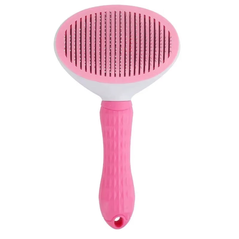 Cepillo quitapelo autolimpiable para perro y gato