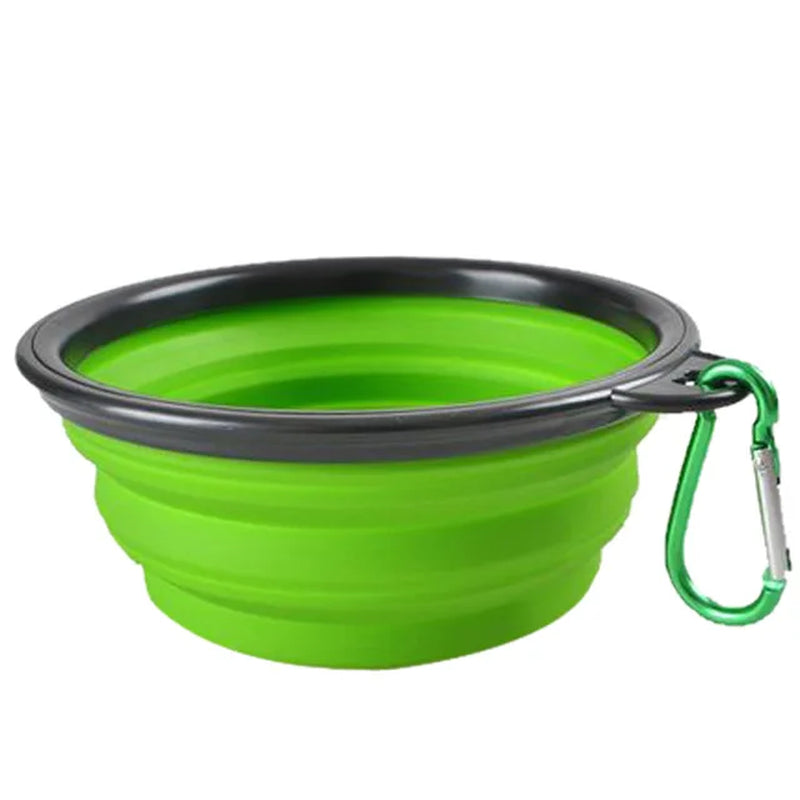 Plato plegable de silicón para el paseo